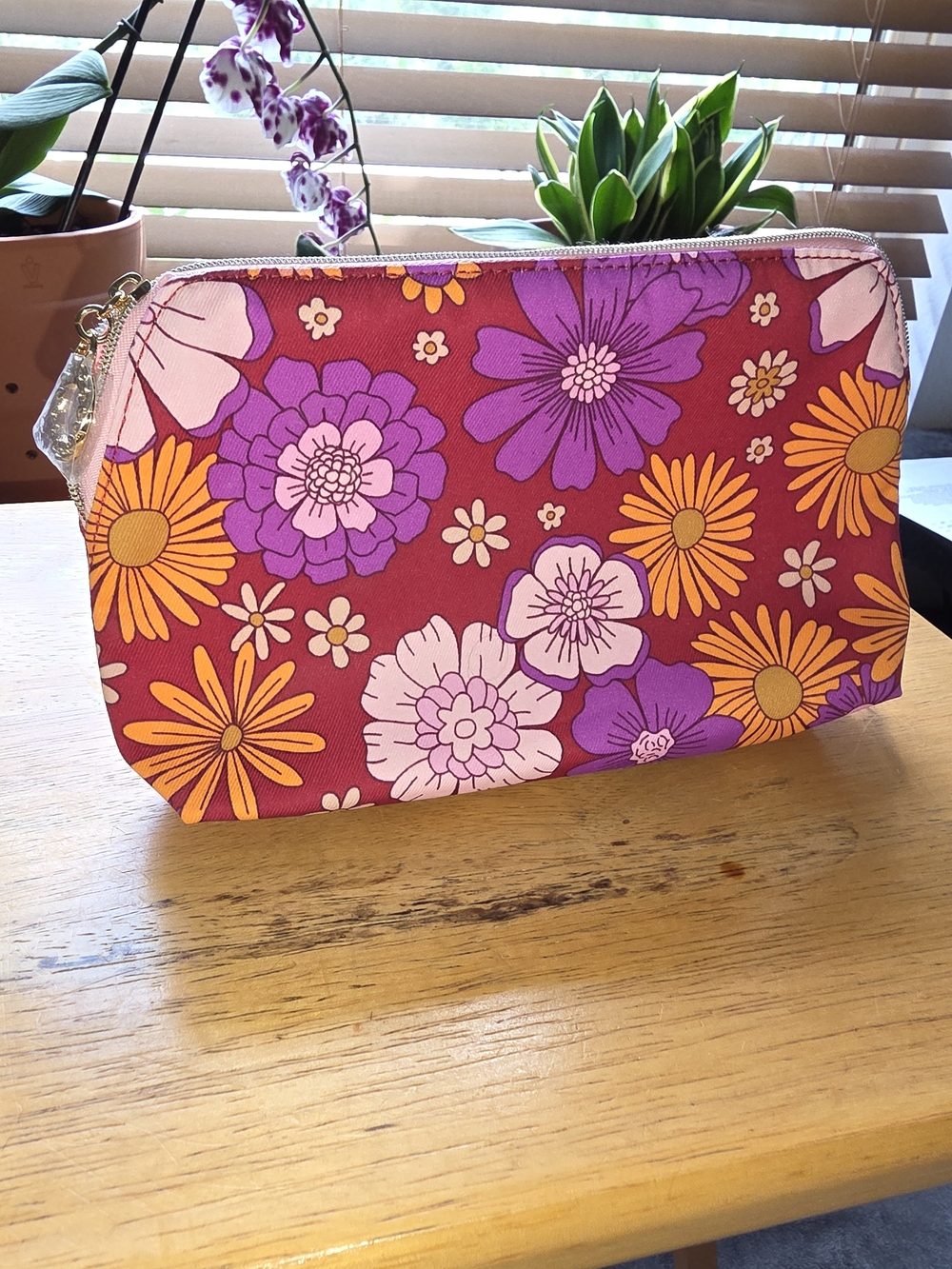 Estee Lauder Floral Cosmetic Bag